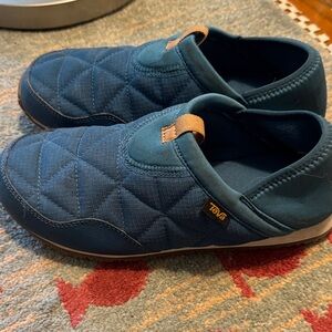 Teva Men's Quilted Slip-On Loafers - Dark Blue